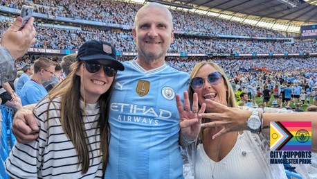 Manchester Pride: Hayley and David’s story on football, friendship and allies 