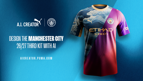 City and PUMA launch groundbreaking AI football kit design platform for fans with winning entry to be worn on-pitch