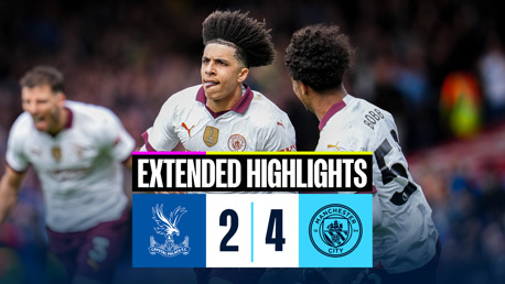 Extended highlights: Crystal Palace 2-4 City