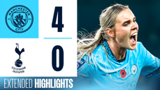 Extended highlights | City 4-0 Tottenham Hotspur 