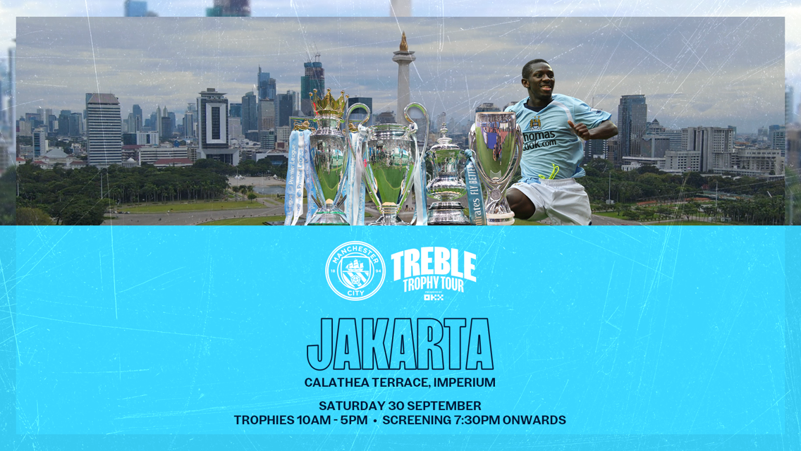 Treble Trophy Tour heads to Jakarta