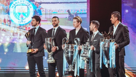 Gallery: City enjoy winning feeling at Dubai Globe Soccer Awards