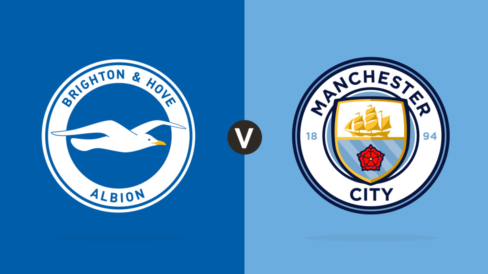 Brighton 0-5 Manchester City: Player and match stats