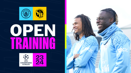 Open Training: City prepare for Young Boys clash