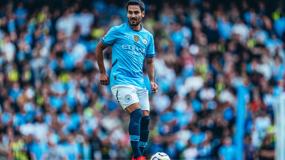 HE'S BACK : Gundogan back in a City shirt.