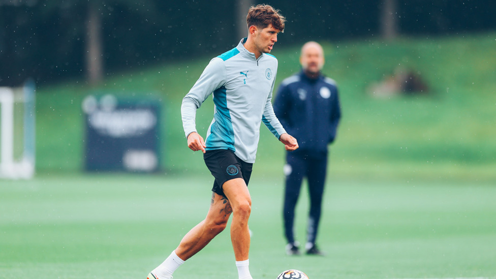 CENTRE OF ATTENTION: John Stones steps up to the task