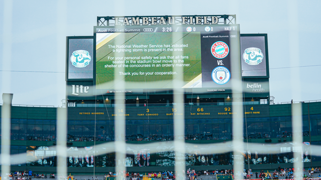 Manchester City – Bayern Munich: 14 stunning photos from Lambeau Field