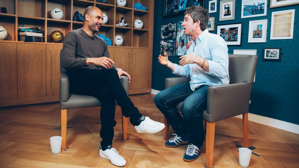 LIVE FOREVER : Pep and legendary musician Noel Gallagher talk all things City.  