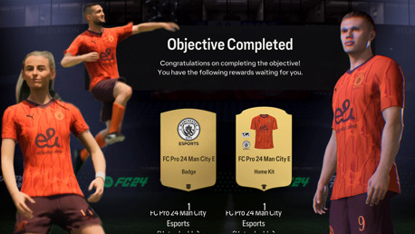 Get the Man City Esports kit in FC24! 