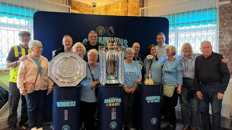 City's trophies visit local Official Supporters Clubs