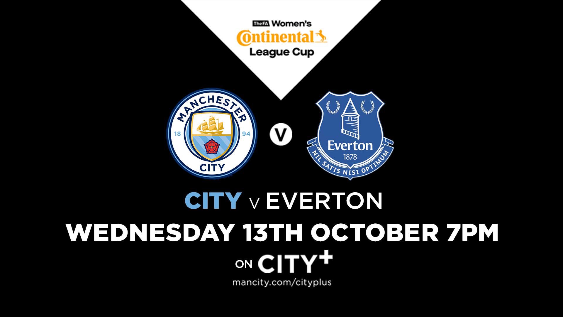 Watch Live: City v Everton in Conti Cup