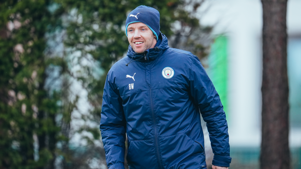 BEAMING BEN : Ben Wilkinson is happy with how his team are training