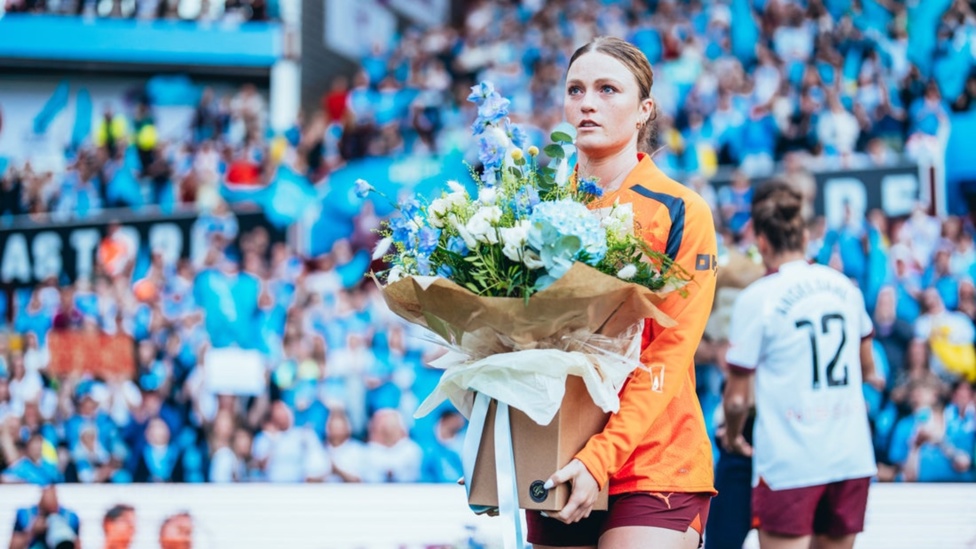 MIDFIELDER MACE: Thank you, Ruby Mace