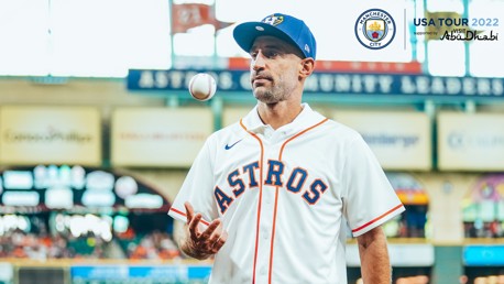 Gallery: Lescott and Zabaleta visit Houston Astros