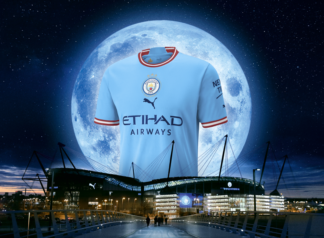 Man city store commemorative shirt