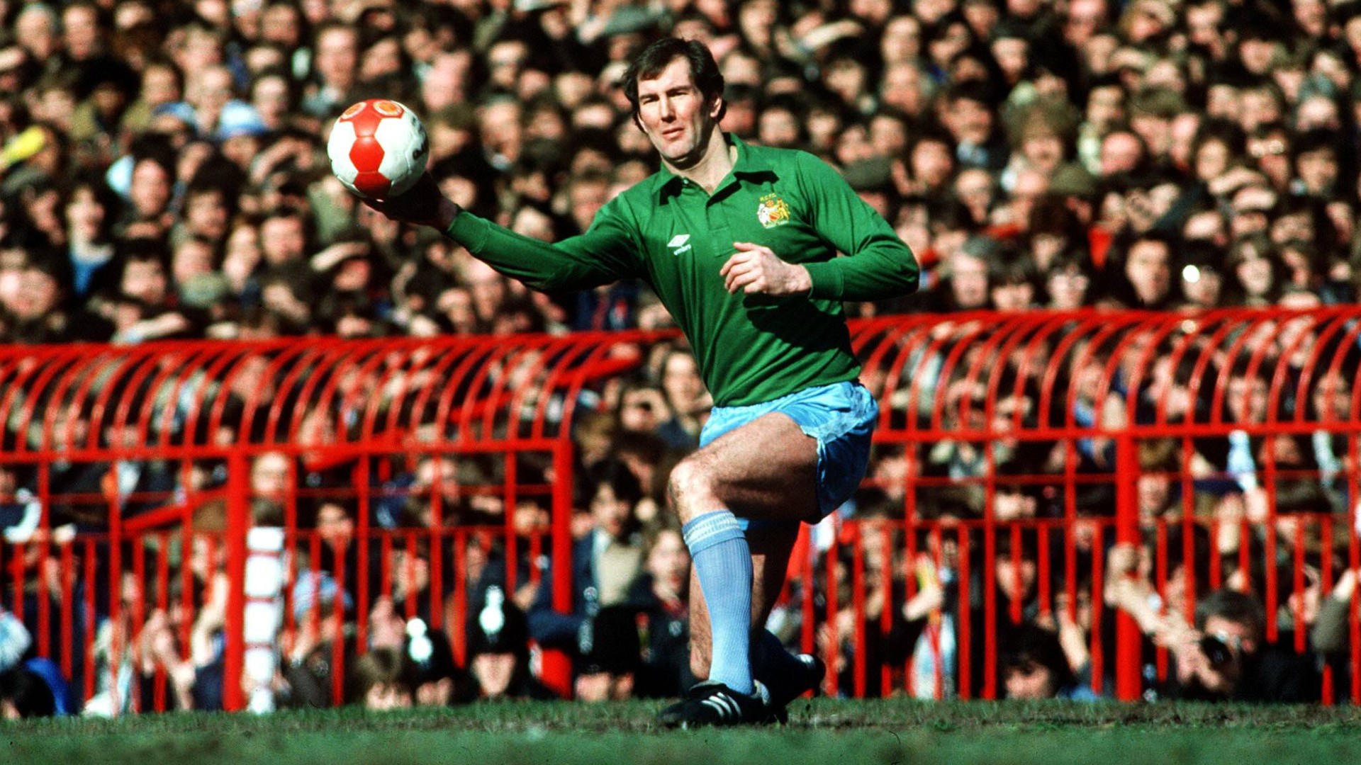 LEGEND: City great Joe Corrigan also enjoyed a spell playing in the United States with Seattle.