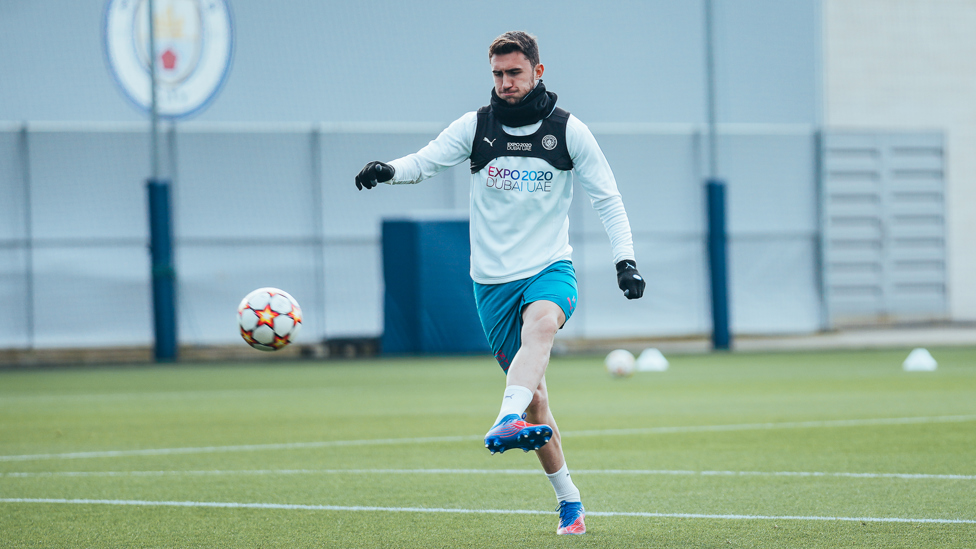 CENTRE OF ATTENTION: Aymeric Laporte in control - as per usual!