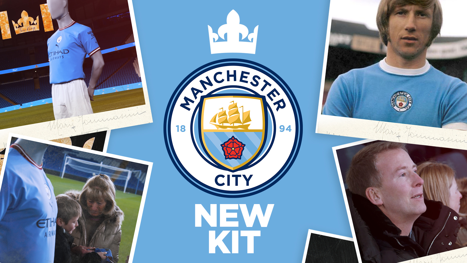 Man City unveil new home kit inspired by club legend Colin Bell