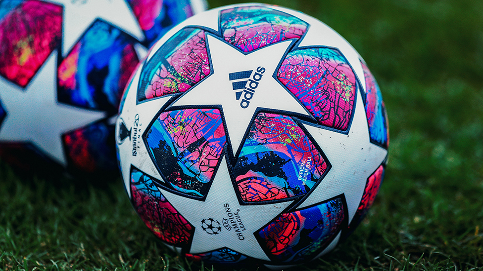 New balls please! : The new Champions League ball made an appearance today...