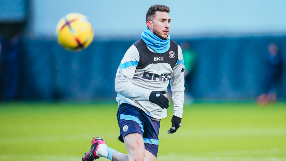 WELCOME BACK : Aymeric Laporte back in the fold after a spell out ill