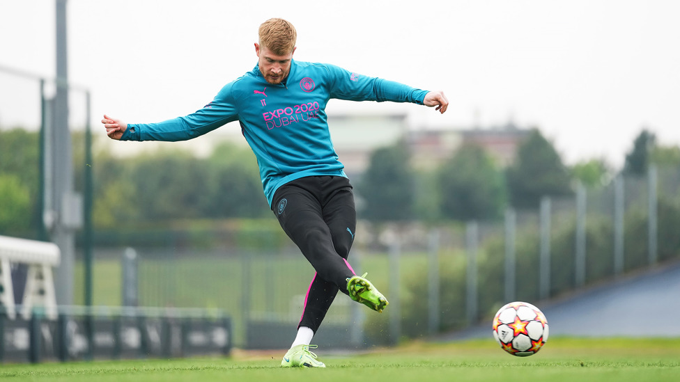 PASS MASTER: Kevin De Bruyne goes through his repertoire