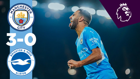 City 3-0 Brighton: Brief highlights