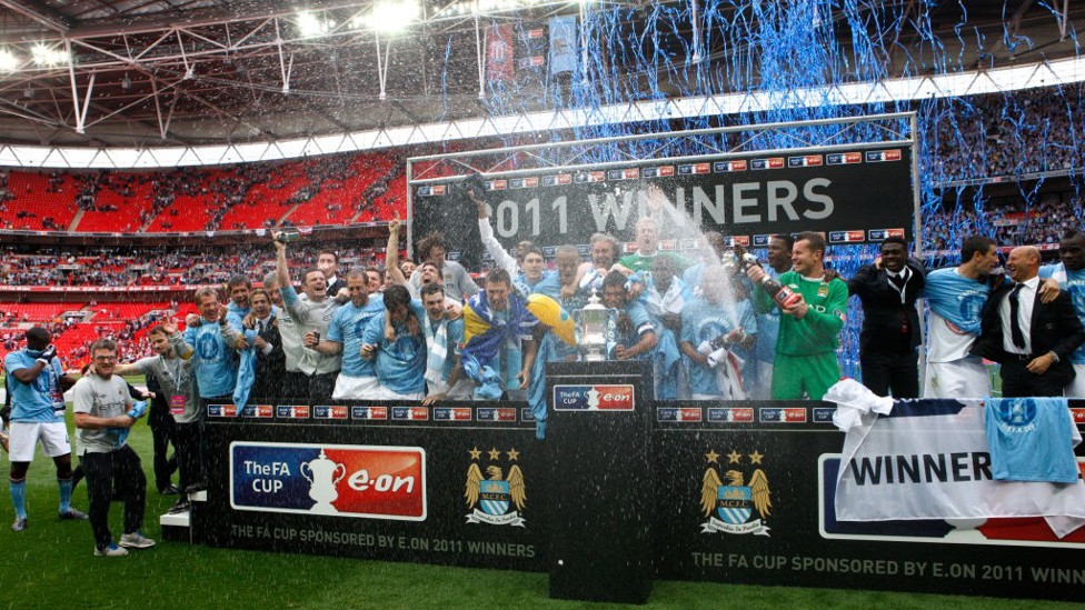 May 2011 : City beat Stoke City 1-0 in the FA Cup final to lift our first major trophy for 35-years.