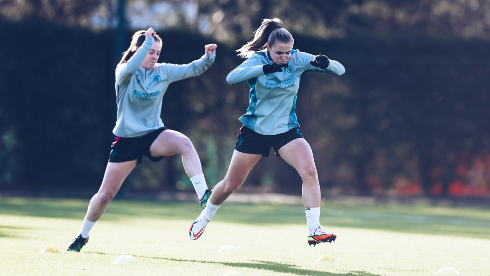 Competitors! Georgia Stanway and Keira Walsh