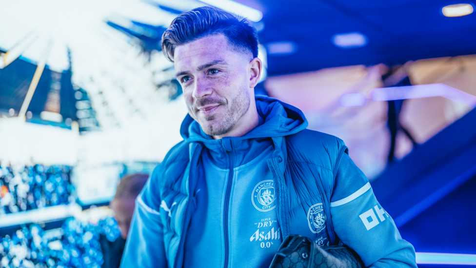 SUPER JACK GREALISH: Our no.10 makes his way into the Etihad