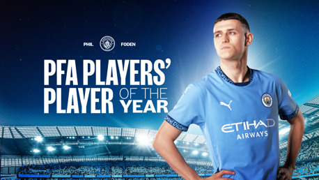 Phil Foden named PFA Players’ Player of the Year