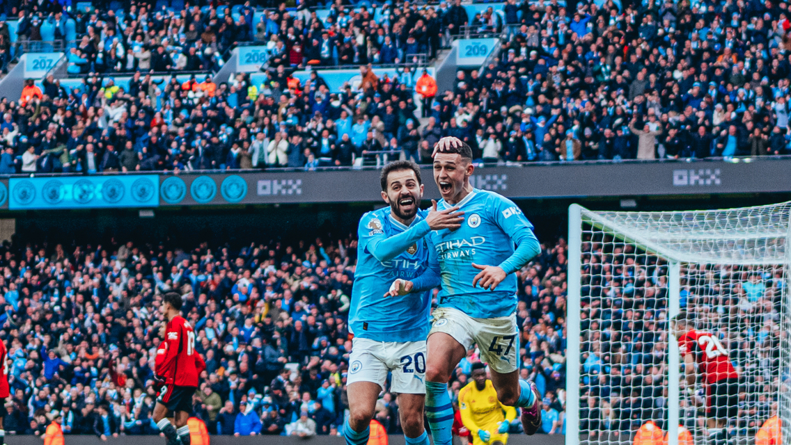 ROAR: Foden enjoyed that one!