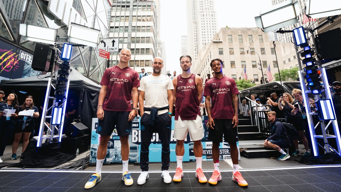 City stars hit the basketball court at special NYC Third kit launch