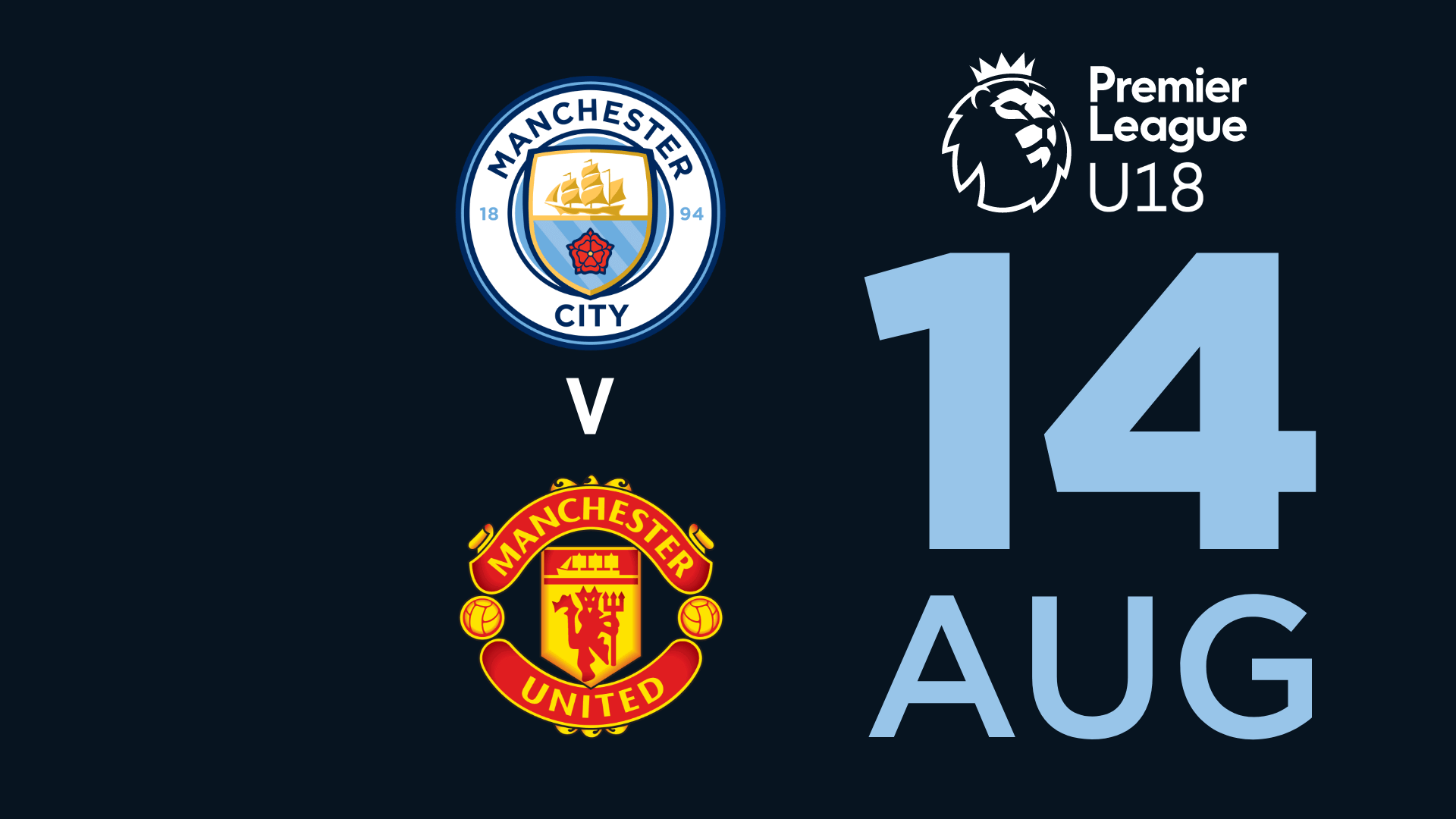 WATCH LIVE: City v United U18 PL