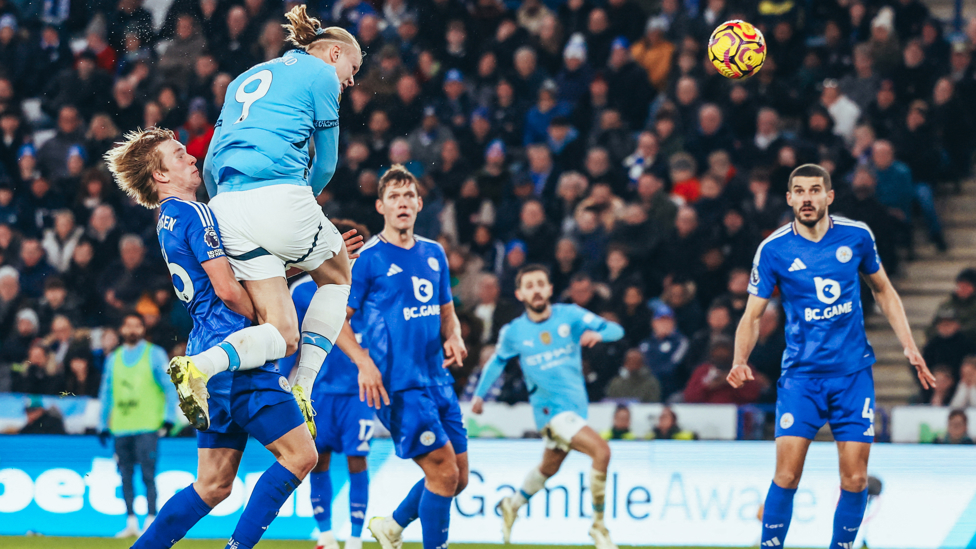 HAALAND HEADER : Rising high to put us 2-0 ahead!