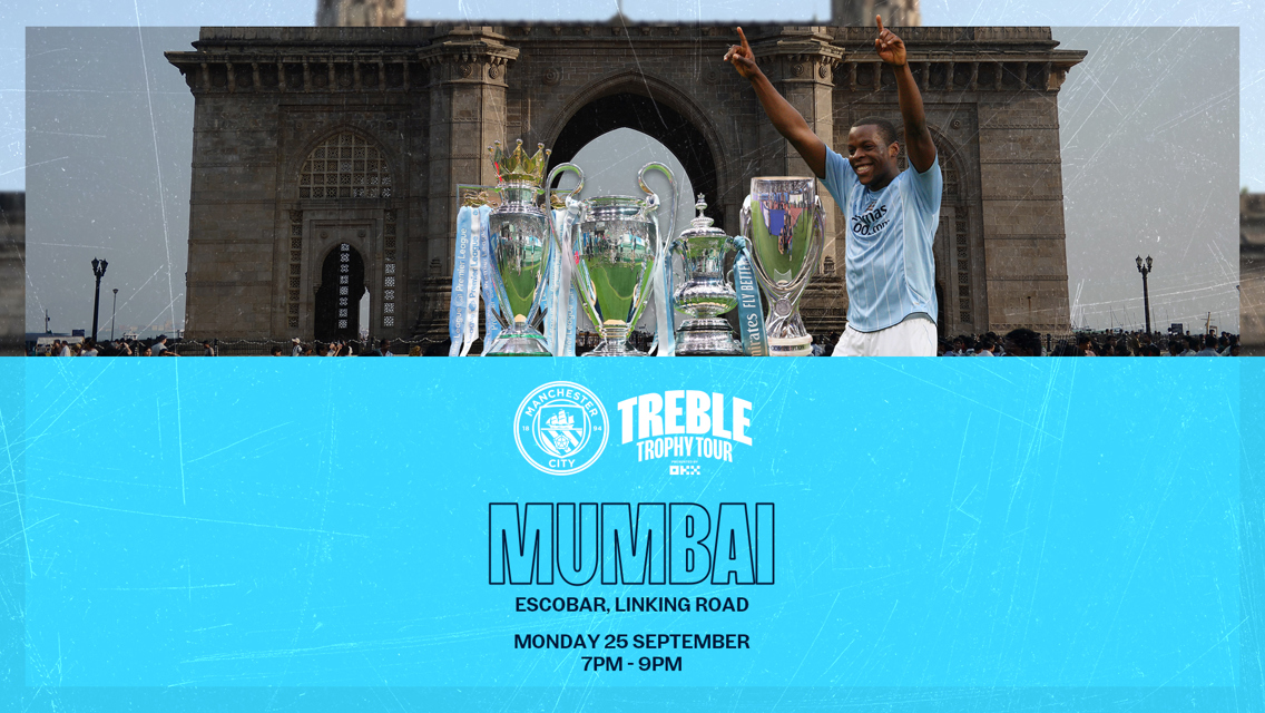 Treble Trophy Tour heads to Mumbai 