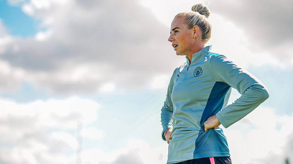 LOOKING AHEAD : Alex Greenwood is raring to go!