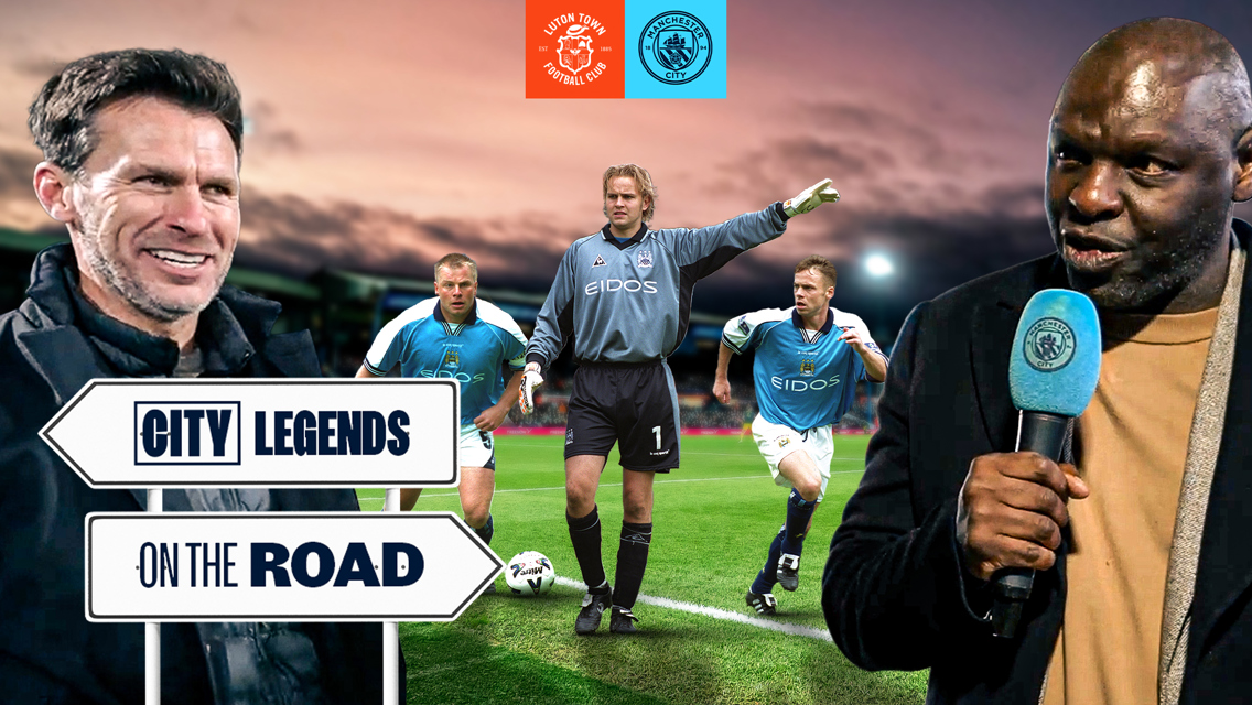 Watch: City’s 1999 legends on the road to Luton 