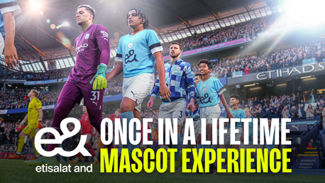 E& Provides mascot experience for members of the Talented Player Programme