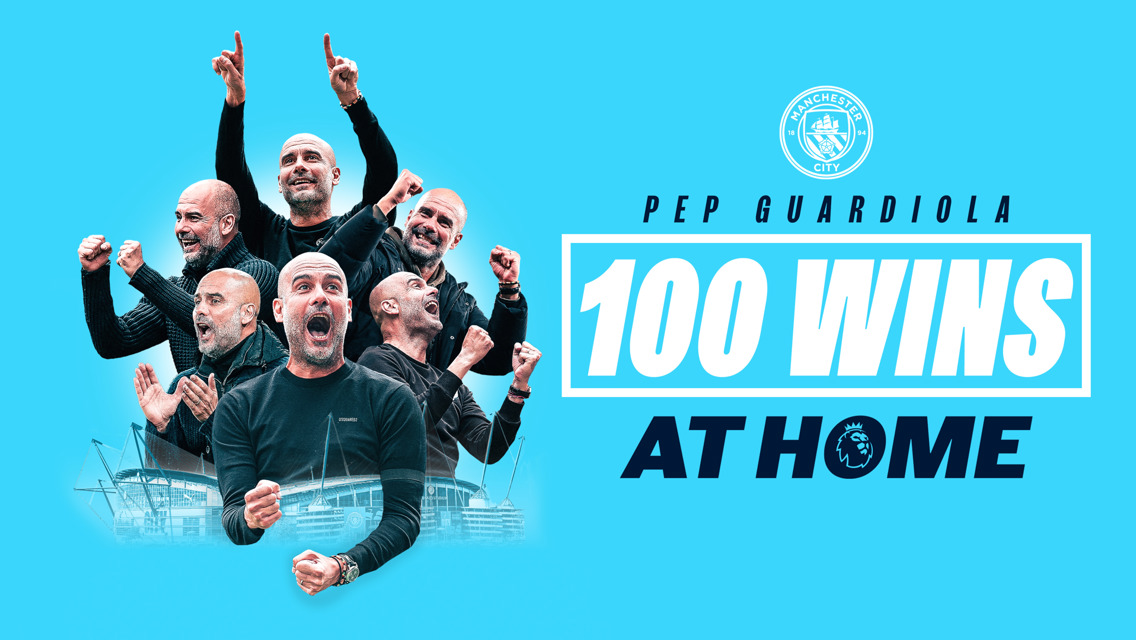 Guardiola chalks up 100th Premier League home win in record time