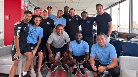 City Academy Director Krucken visits New York City FC