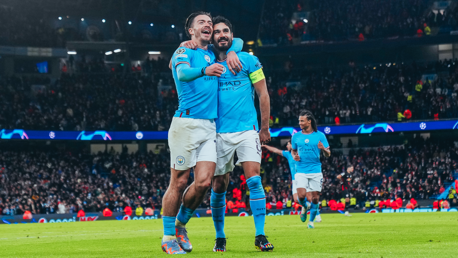 ALL SMILES: Grealish enjoyed that Gundogan goal!