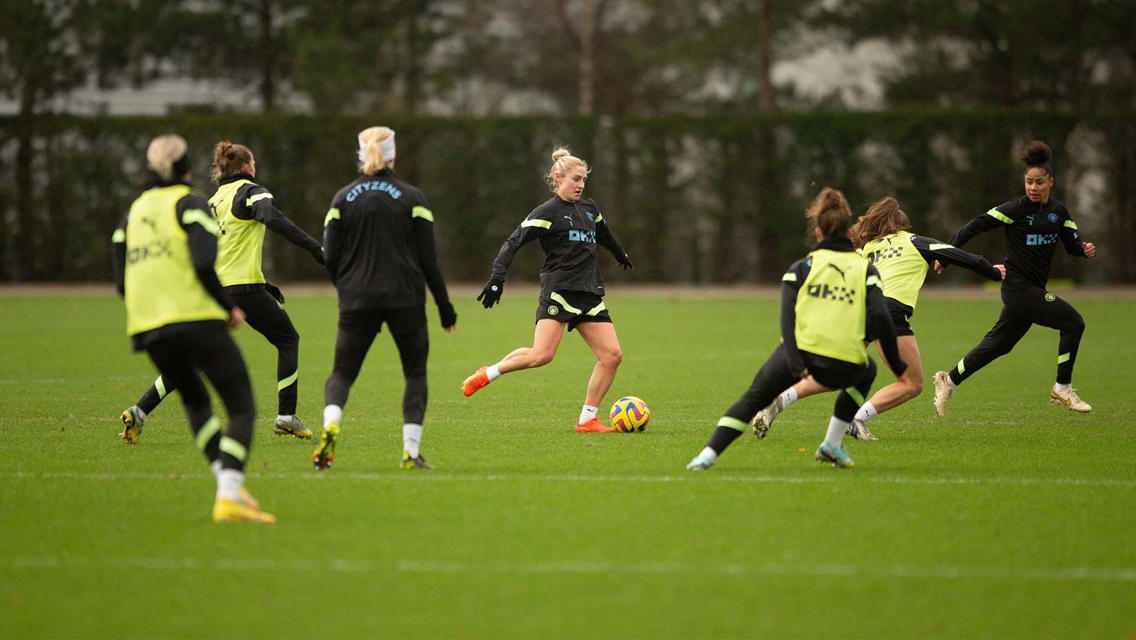 Training: City ramp up West Ham preparations