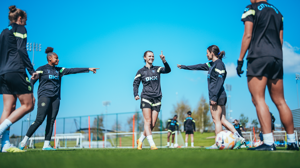 SQUAD GOALS : Plenty of smiles at the CFA!