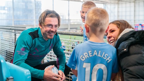 Jack Grealish surprises youngsters at Kids Fanzone