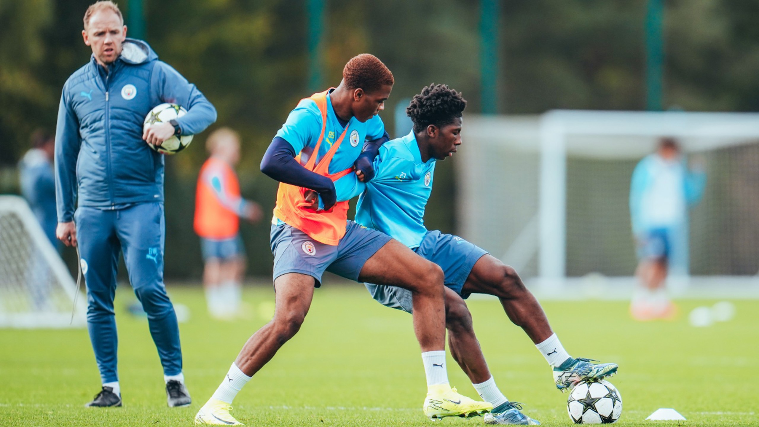 Training: City youngsters gear up for latest UEFA Youth League test