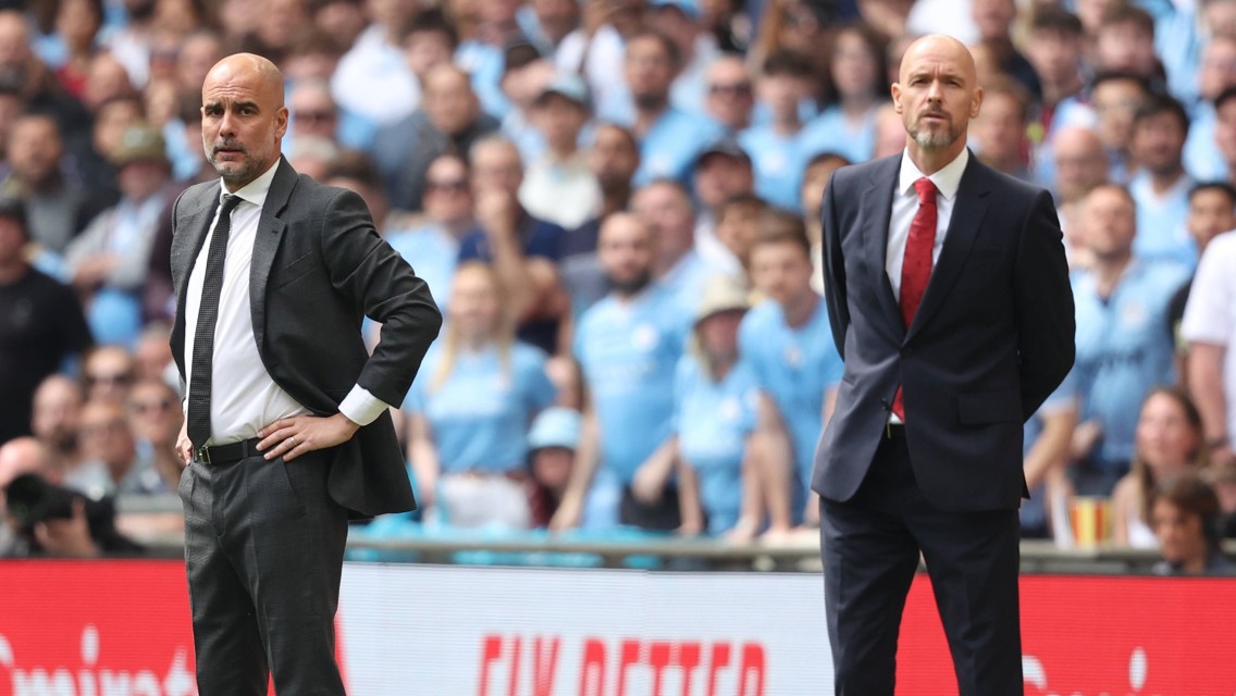 Guardiola v ten Hag: Previous meetings