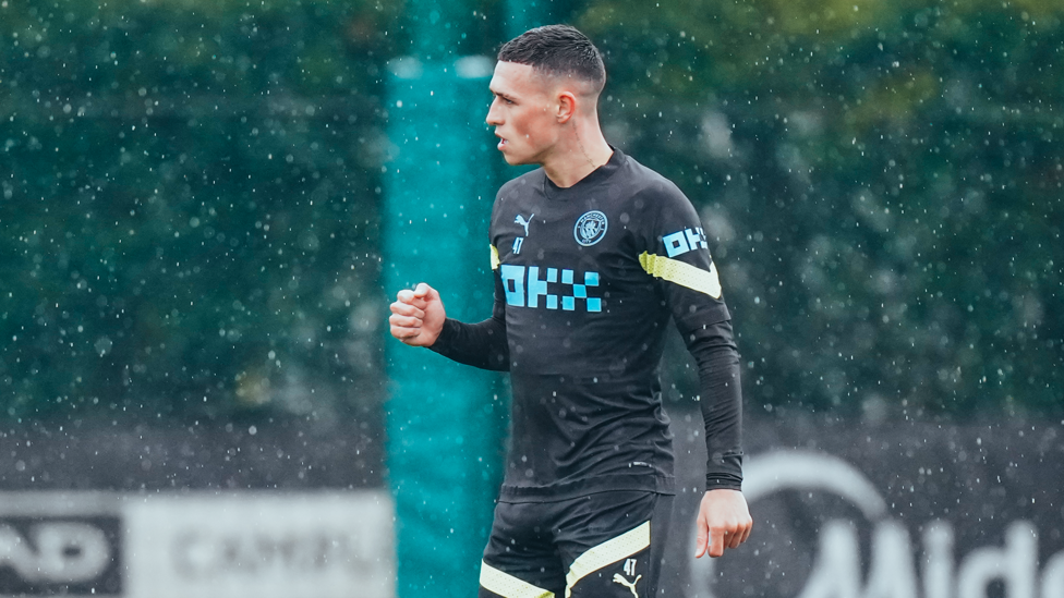 LOCAL LAD : Phil Foden prepares for Sunday