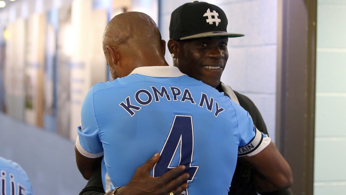 Kompany reveals 'three different Marios' 