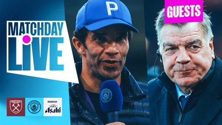 Matchday Live: Sam Allardyce joins us for West Ham v City