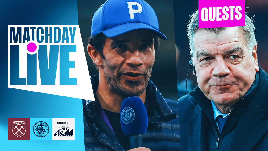 Matchday Live: Sam Allardyce joins us for West Ham v City